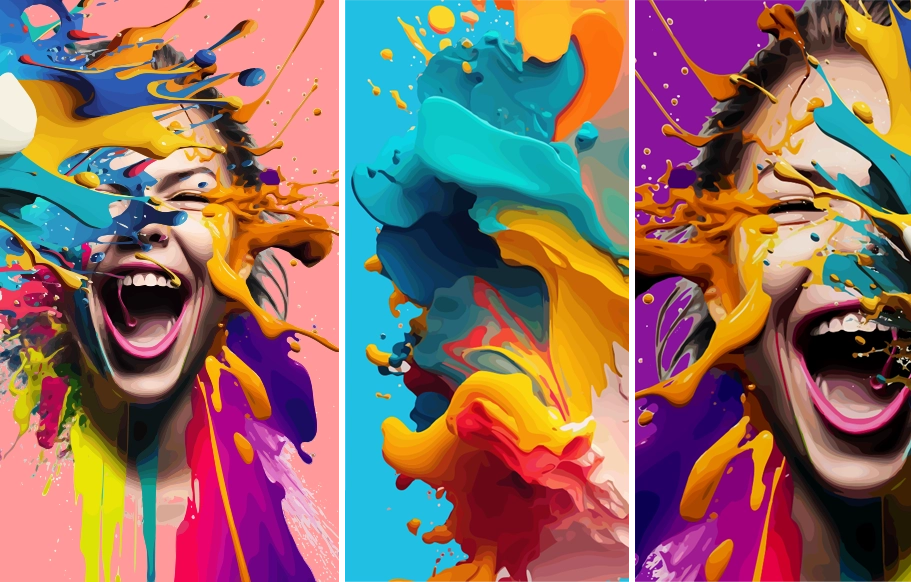 coloured canvases coloured canvases