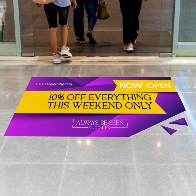 Be-Seen-Floor-Sticker Be-Seen-Floor-Sticker